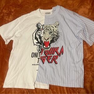 Onitsuka Tiger by Asics Men's Graphic Split T-Shirt